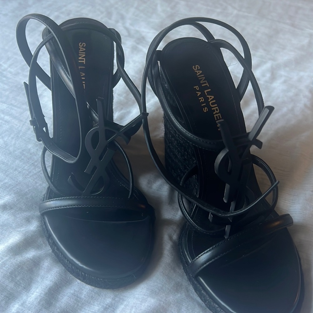 New, never used YSL wedges